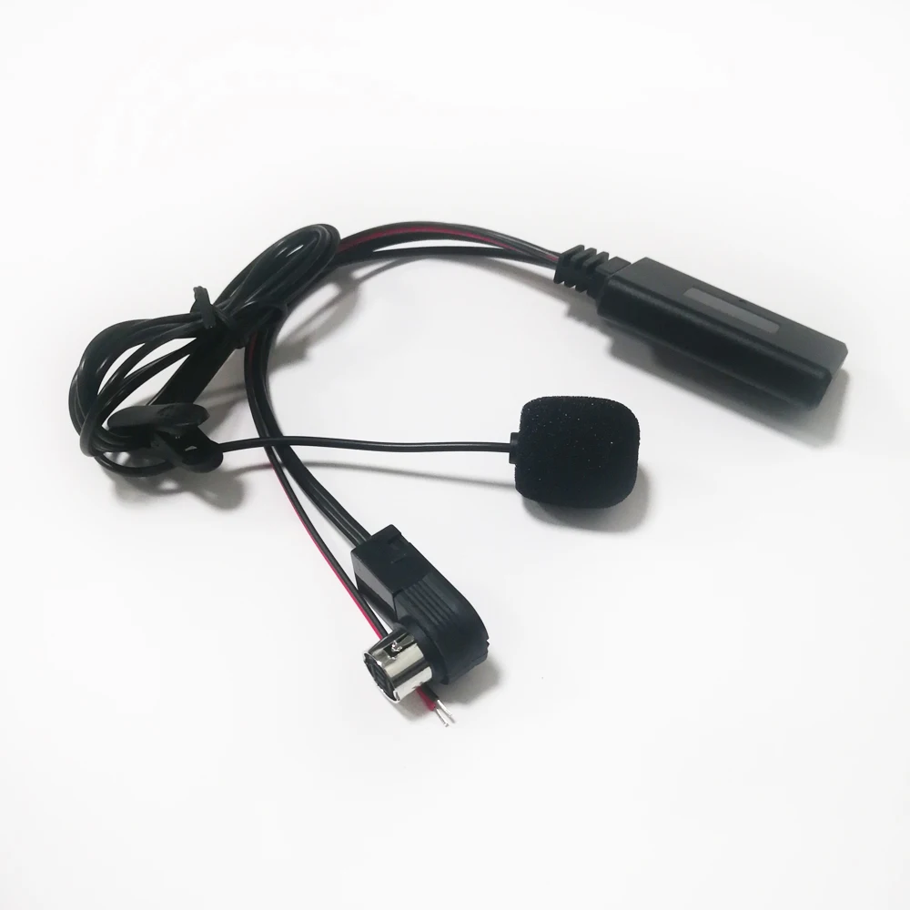 Biurlink стерео Bluetooth вспомогательный Aux кабель проводка радио микрофон гарнитура для JVC Alpine CD KS-U58 PD100 U57 U29
