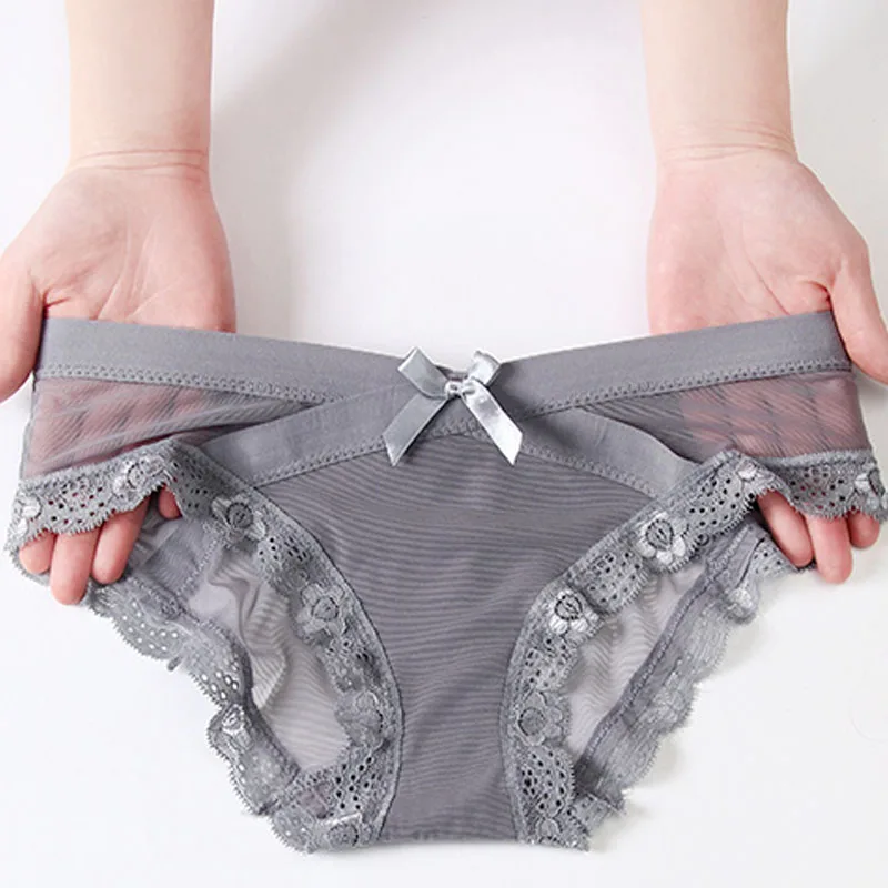 Женские сексуальные цветочные кружевные трусики, трусики пикантные стринги, нижнее белье, Бесшовные женские трусики
