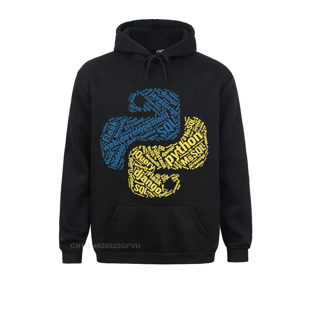 Mens Developer Pullover Hoodie Python Programmer Pullover Hoodie Hoodie Basic Pullover Hoodie Plus Size Male Kawaii Clothes