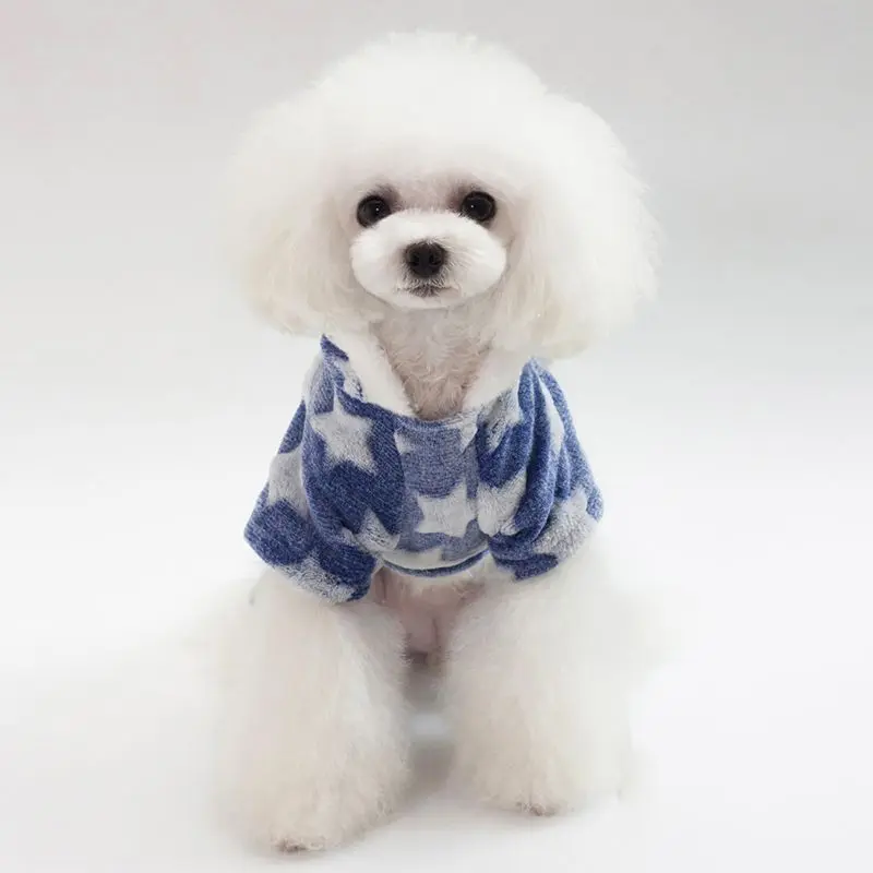 Новый fashionPet на осень зиму со звездами в четырех ногах для флис розовые зеленые