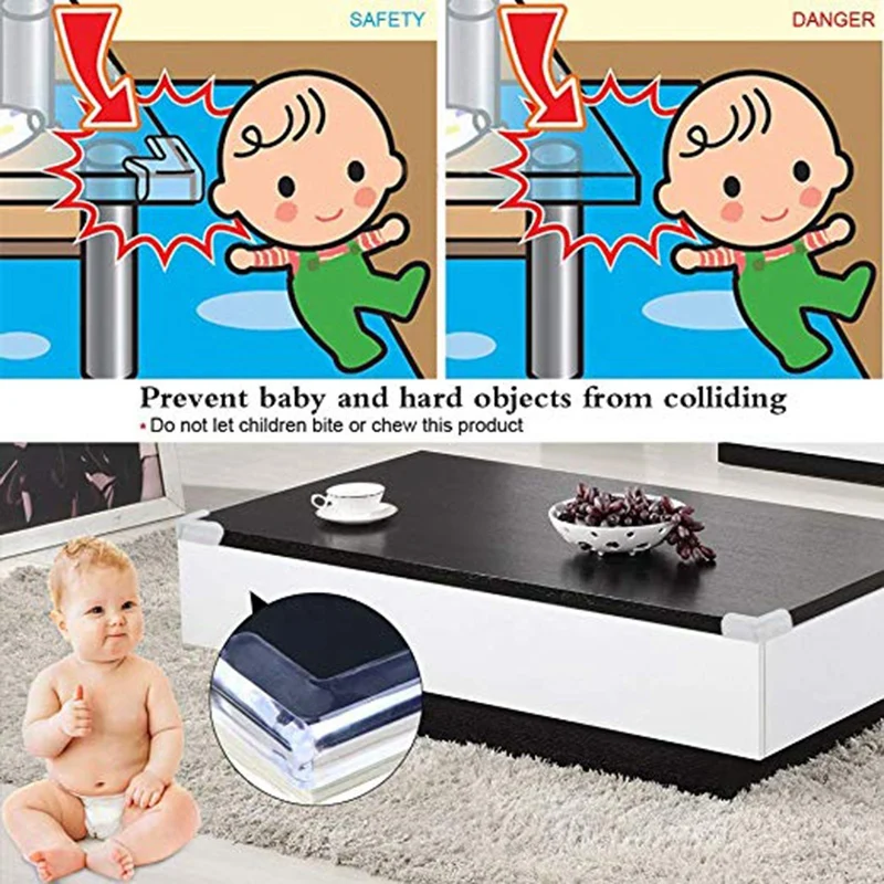 

32 Pcs Clear Corner Protectors Baby Proofing Corner Guards Safe Corner Cushion Baby Proof Edges Corner Bumpers for Tables Furnit