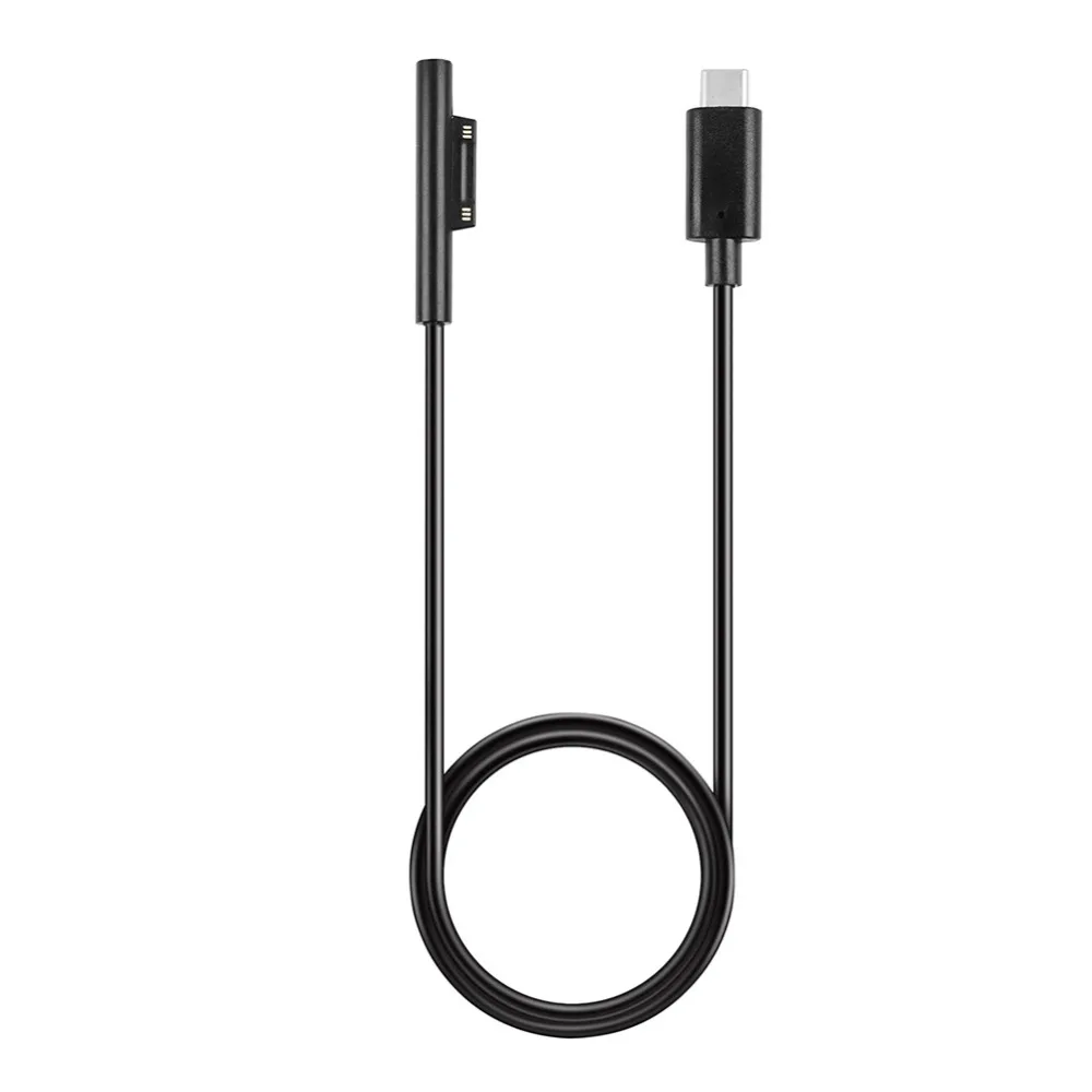 Portable Power Charge Cable Fast Charging Type C DC interface Adapter Charger For Microsoft Surface Pro6 Pro5 Pro4 Pro 3 | Электроника