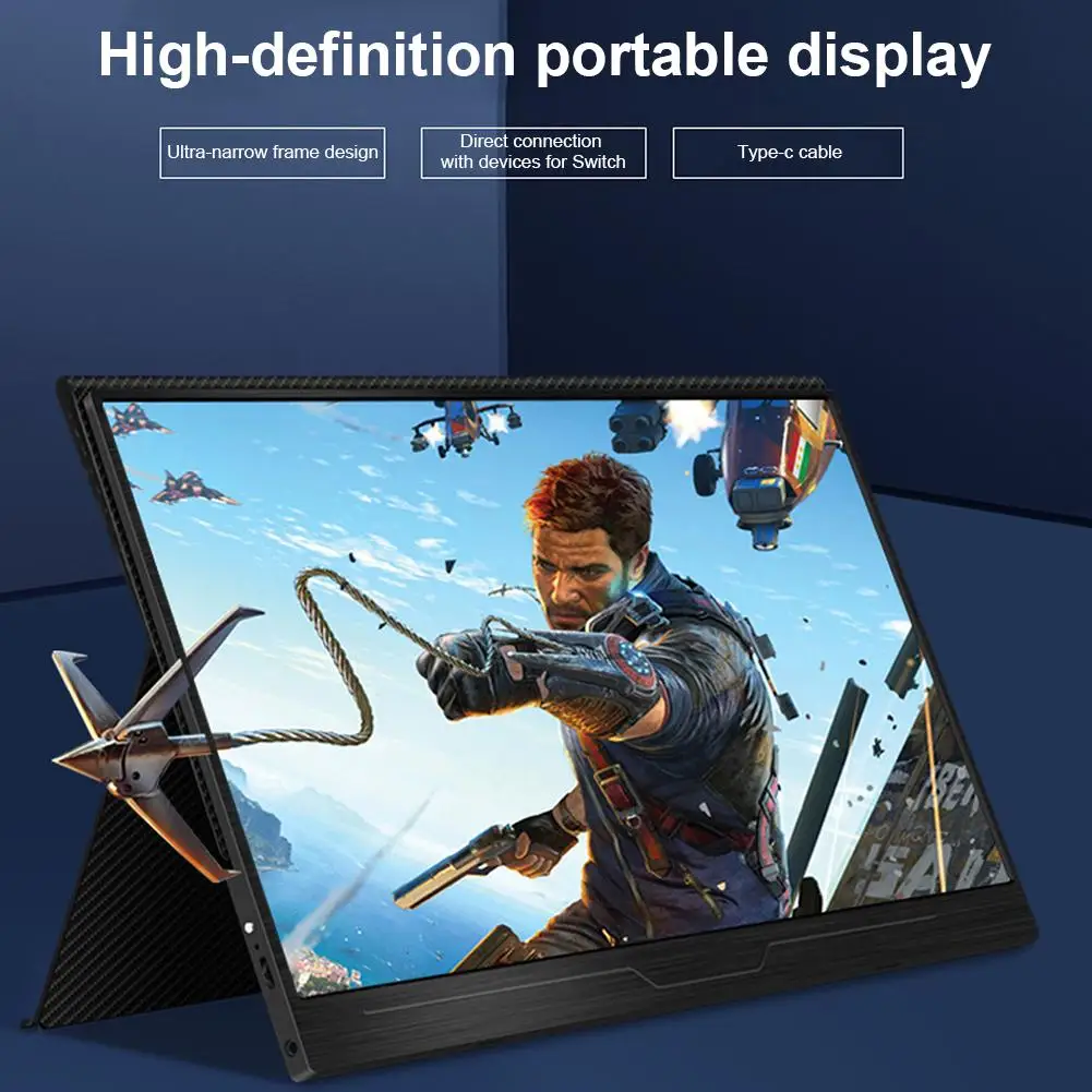 Портативный IPS монитор Full HD 1080p экран Ультратонкий Монитор для геймпада с Built in