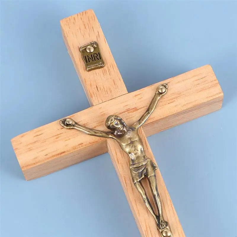Крест из сплава цинка Иисус католический 1 шт. однотонный для украшения церкви