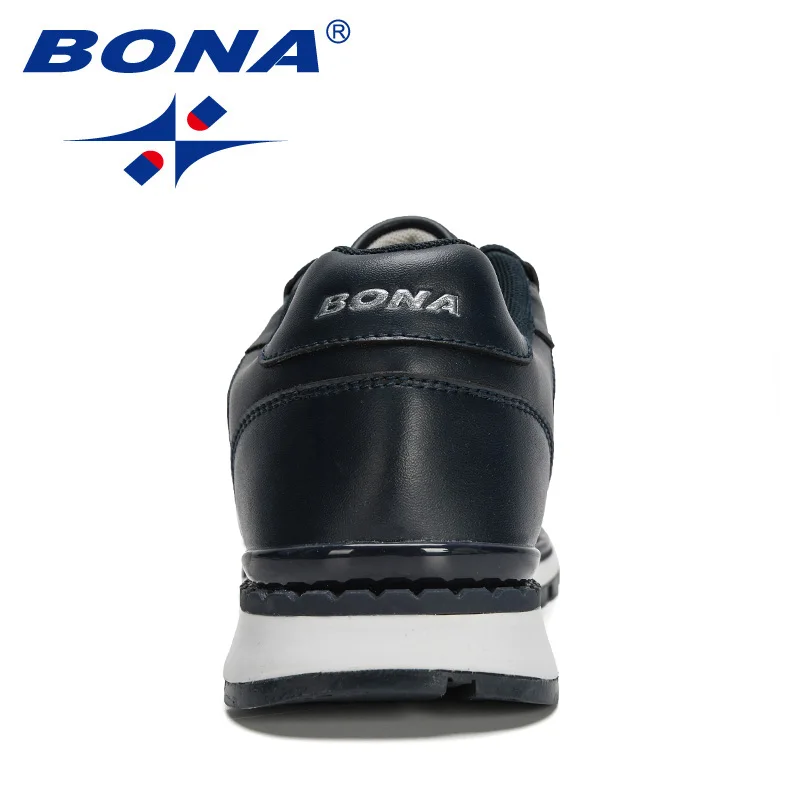 BONA 2021 New Designers Popular Sneakers Lightweight Men Sport Shoes Jogging Footwear Man Walking Shoes Male Zapatos De Hombre