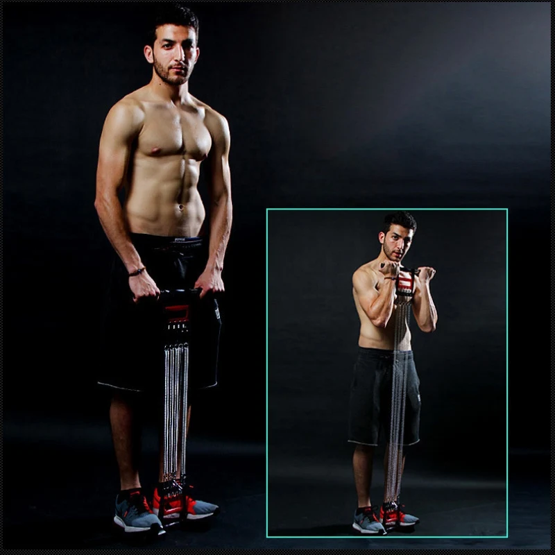 

Fitness Sports Chest Arm Expansion Equipment Slimming Device Hand Grip Sit-up Abdominal Pull Rod Tools