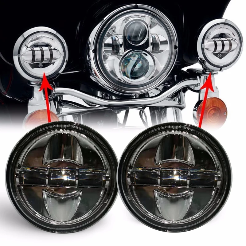 Светодиодные вспомогательные Противотуманные фары 4 5 дюйма точесветильник