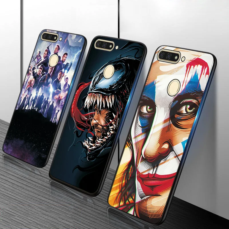 Чехол для huawei Honor 7A Pro чехол s Hero Marvel чехол для телефона Honor 7A 5,45 7C Россия 5,7 черный чехол ТПУ для huawei Y5 Y6Prime