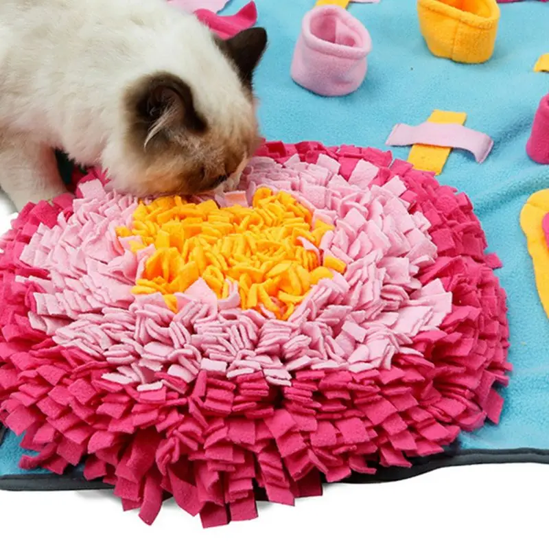 

Dog Snuffle Mat Treat Blanket, Pet Puzzle Activity Mat for Stress Release