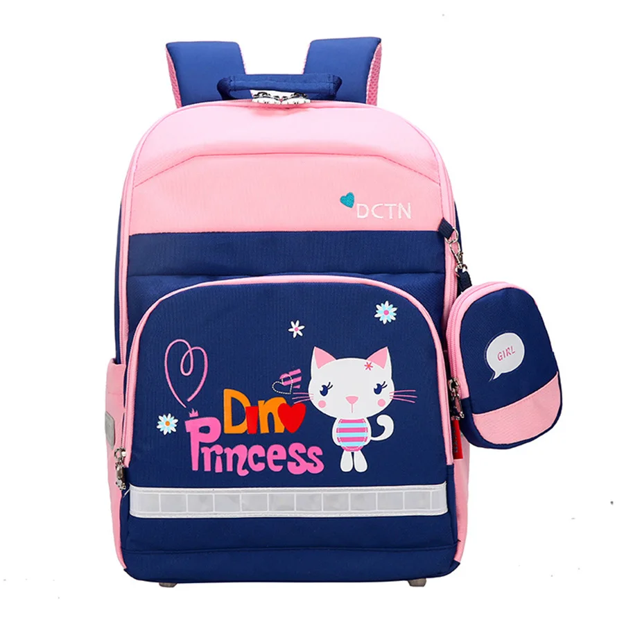 Водонепроницаемый детей школьные ранцы для мальчиков и девочек принцесса