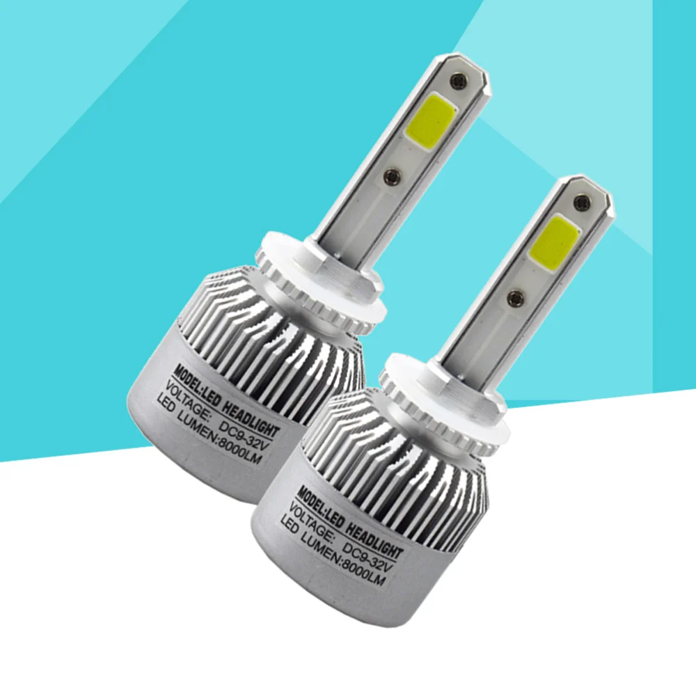 

2pcs S2 LED Headlight Bulb 36W 9-32V 8000LM Waterproof High Beam Low Beam Integrated Headlamp Car Head Light(880/881)