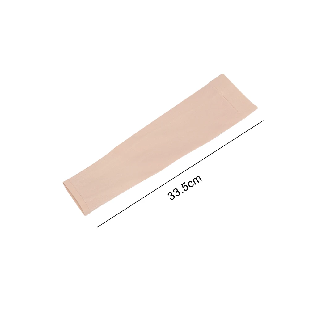 

1 Pair Summer Sun Protection Oversleeve Anti-UV Arm Warmers Tattoo Cover Up Sleeves Bands Forearm Concealer Support Skin Color