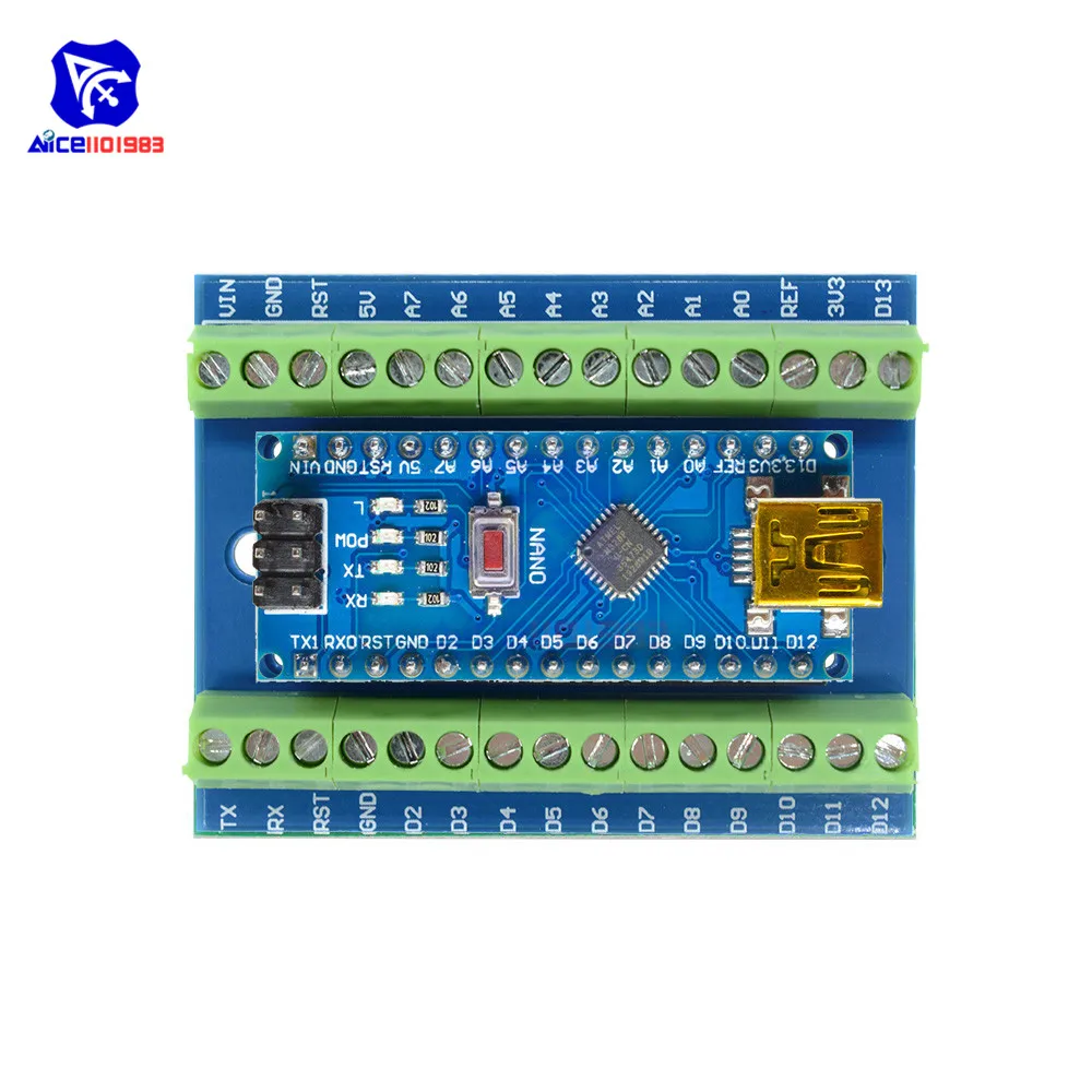 CH340 CH340G Nano V3.0 3,0 драйвер контроллера ATMEGA328 ATMEGA328P терминал Плата расширения Nano IO щит для Arduino AVR