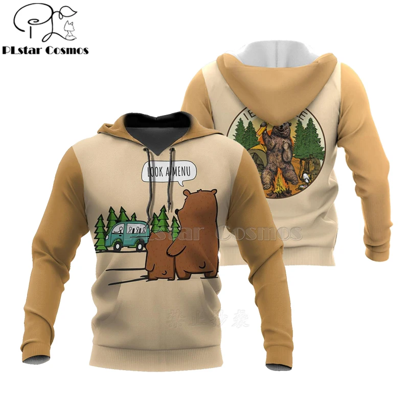 

PLstar Cosmos, животное, медведь, охота, I hate people Love, кемпинг, забавная Новая мода, 3dzip/толстовки/кофты/куртки/Мужчины/Женщины-1