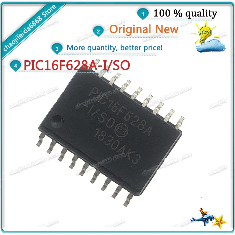 Новинка оригинал PIC16F628AISO SOP18 16F628A-I/SO PIC16F628A PIC16F628 SOP-18 5 шт.-10 шт./Лот! | Электронные