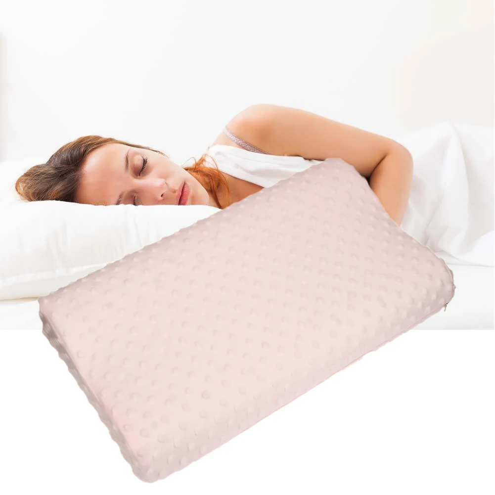 Фото Мягкий чехол для подушки с медленным восстановлением памяти шейный затылочный