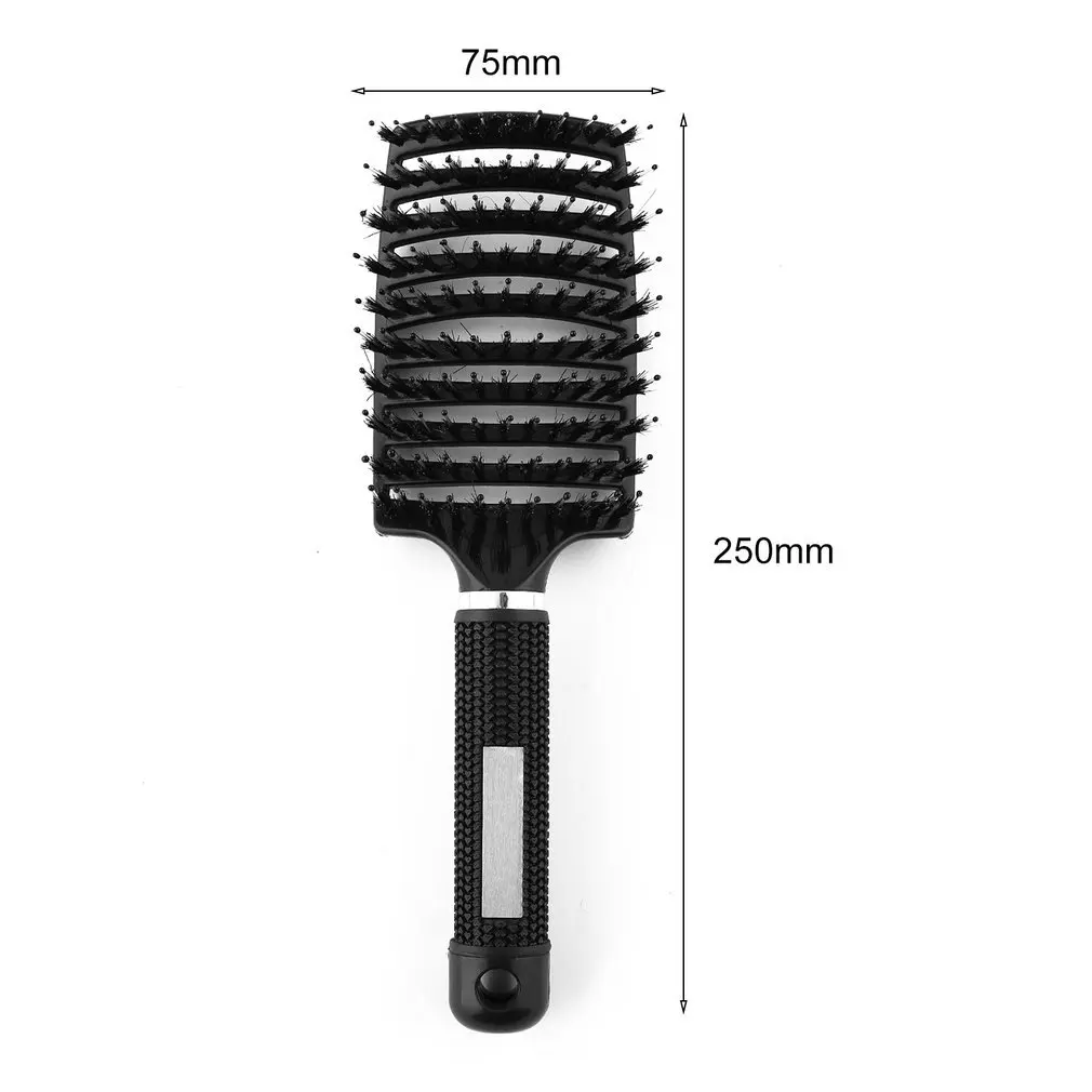 

Women Hair Scalp Massage Comb Bristle Nylon Hairbrush Wet Curly Detangle for relaxation Hairdressing massager Styling Tools