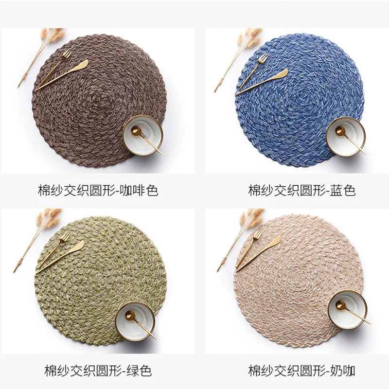 

Kitchen Mat Hot Pad Drink Cup Coasters Heat Insulation Non-Slip Table Placemats For Dining Table Mat Placemat Table PVC
