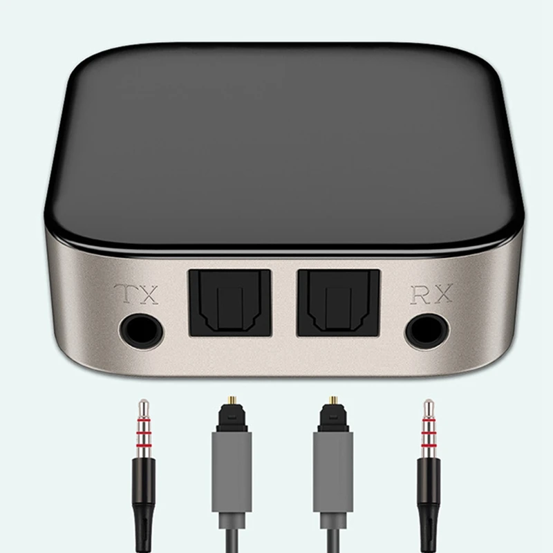 

Bluetooth Audio Adapter 5.0 Bluetooth Two-In-One Optical Interface Audio Adapter for TV, Computer, Audio, Game Console