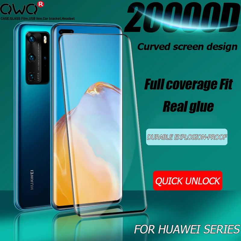 Защитное стекло закаленное для Huawei P40 P20 P30 Lite Pro Mate 10 30 20 honor 7A 8A 8X 9A 10i 10X Pro|Защитные