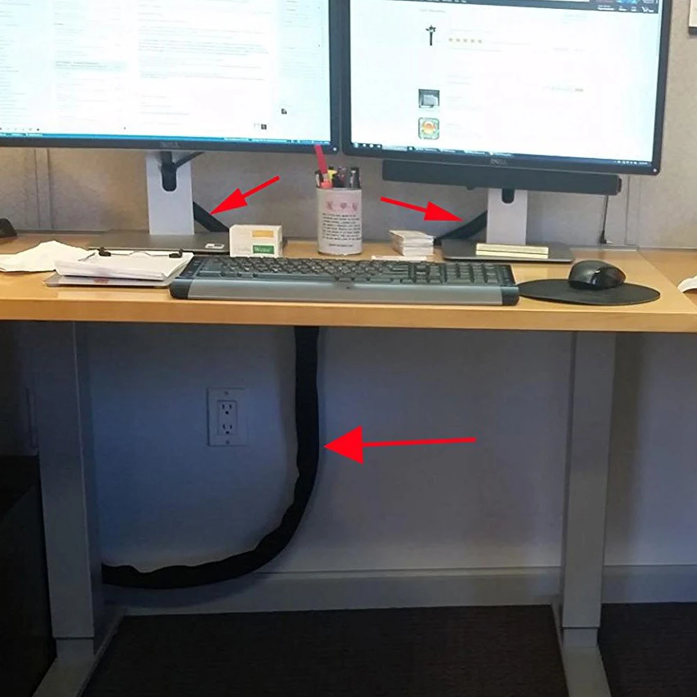 Кабель консилер управление рукав провода Органайзер для ТВ компьютер