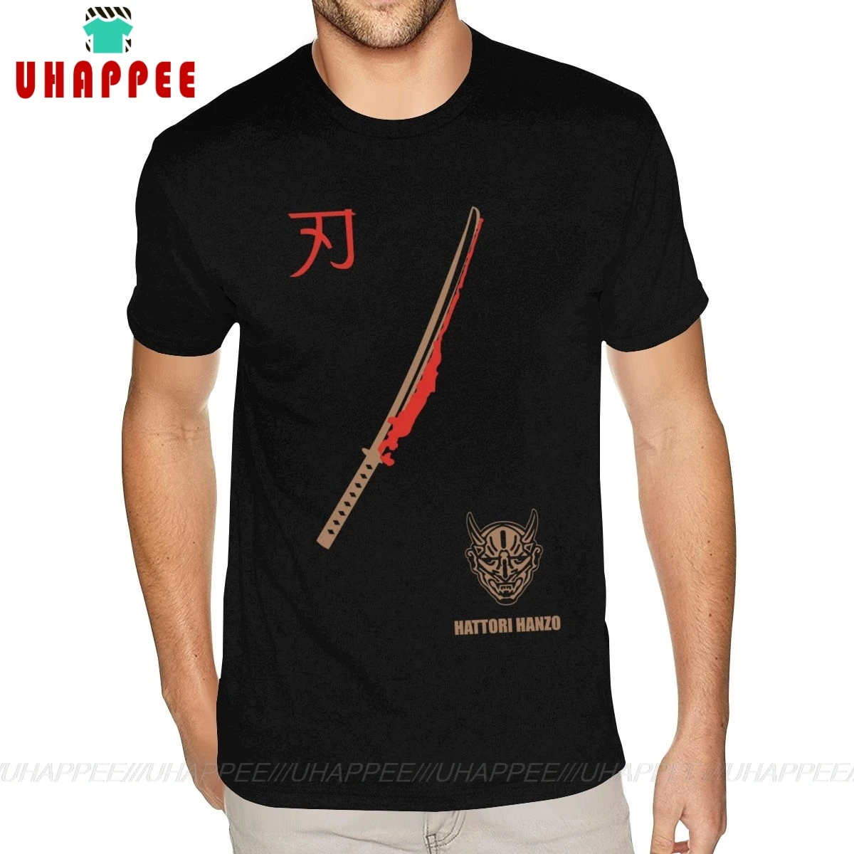 Футболка мужская с японскими мечами Хатори Hanzo Kill Bill Samurai большие размеры|Мужские