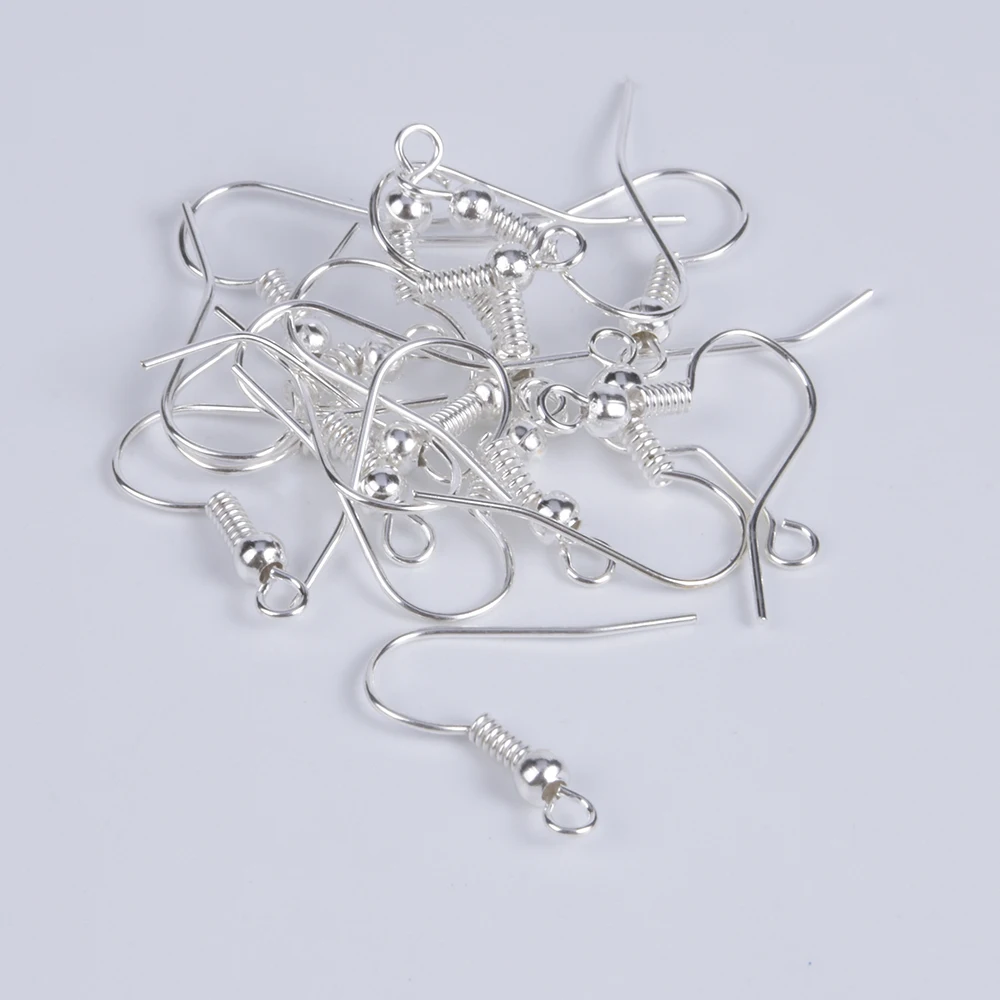 100 шт./лот фурнитура для сережек сделай сам крючки застежки изготовления