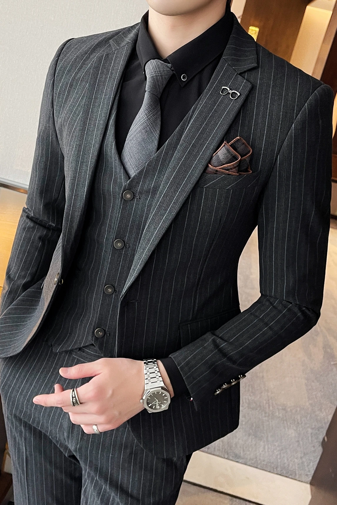 

blazer clothing latest three-piece evening Formal blazers party ternos working coat design jackets Wedding dress Men's suit