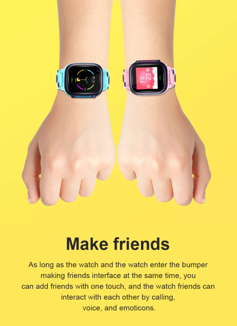 

Smart Angel Y95 Children's Smart Phone Watch 4G Video Call AI Payment WifiGPS Positioning Foreign Language Student Watch