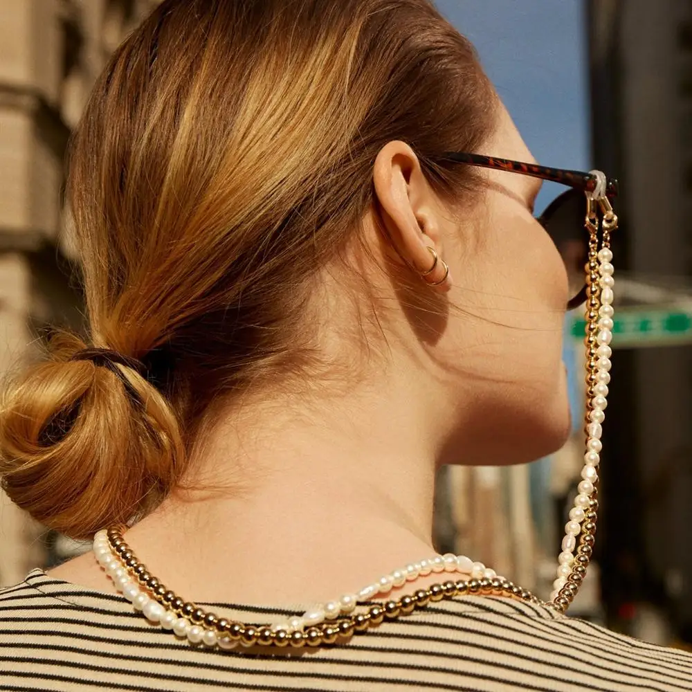 2020 новое модное винтажное цветное Золотое металлическое ожерелье BA Элегантное