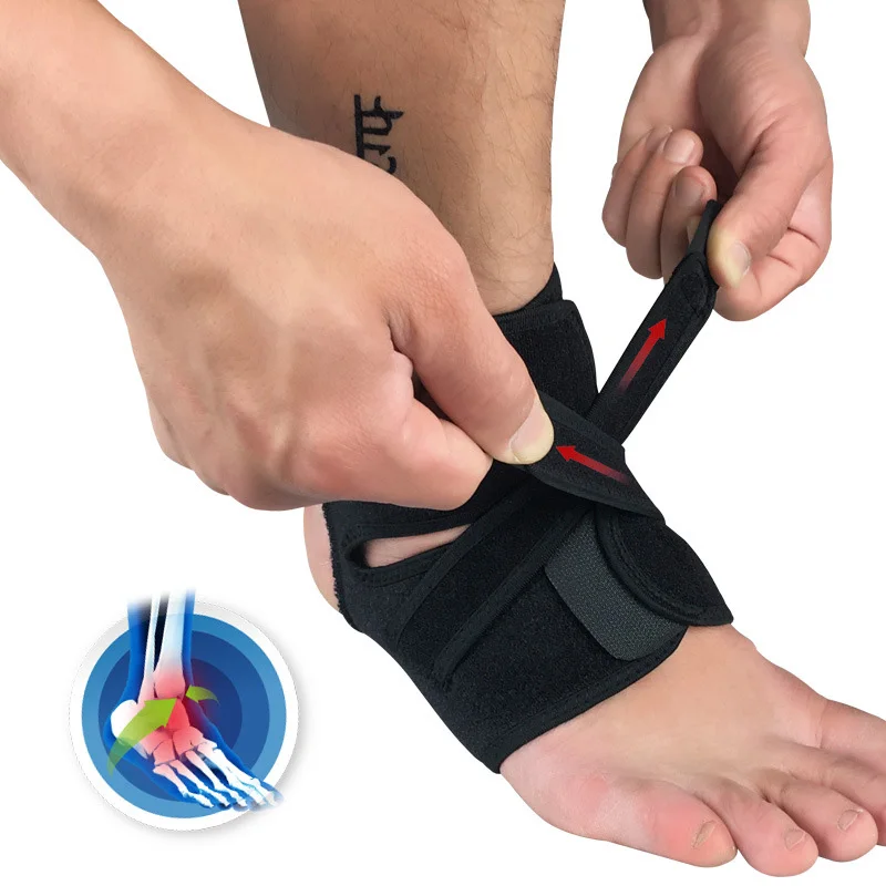 1 шт. компрессионная поддержка голеностопа Регулируемый ремень спортивная