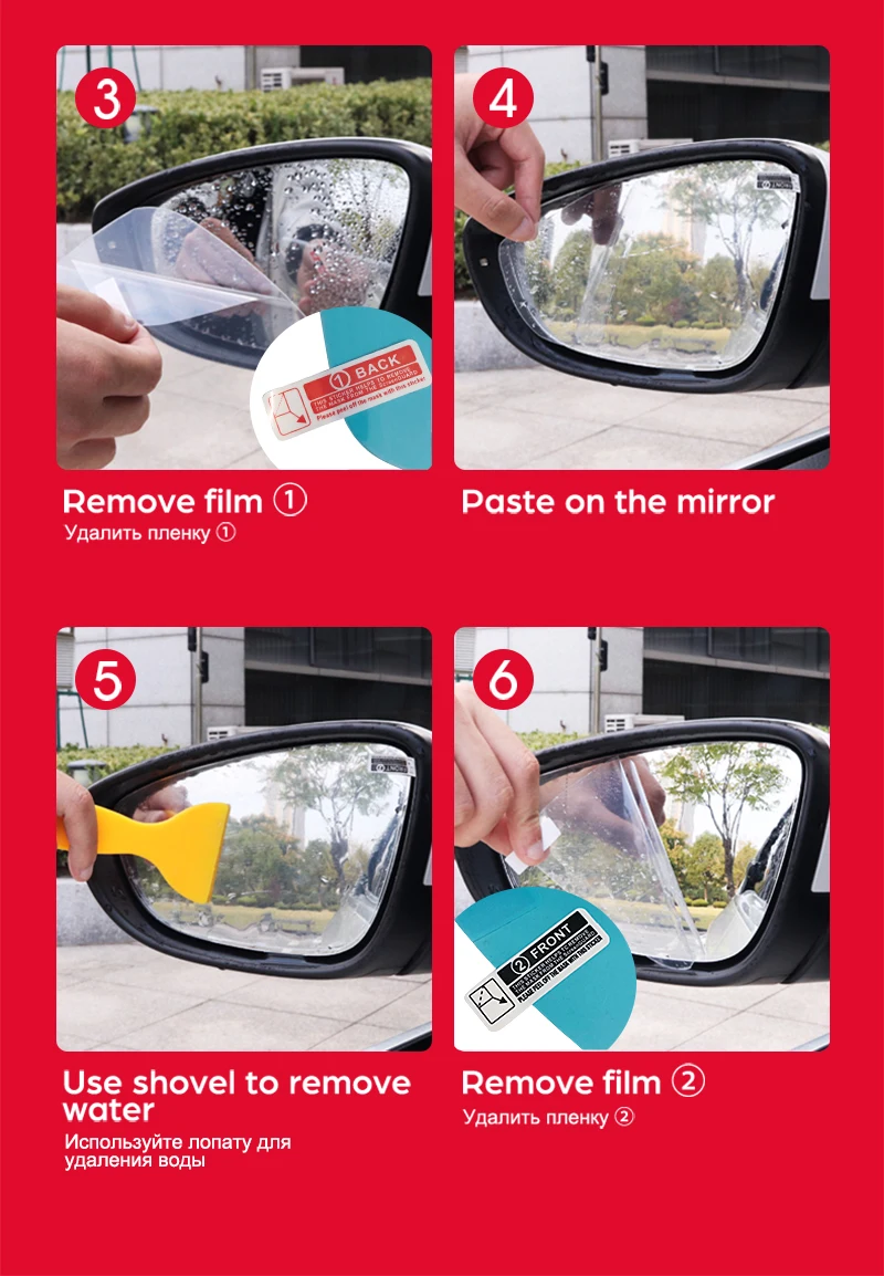 Полное покрытие анти-туман фильм непромокаемые зеркала заднего вида для VOLVO XC90 2003~ автомобильные аксессуары 2007 2009 2011