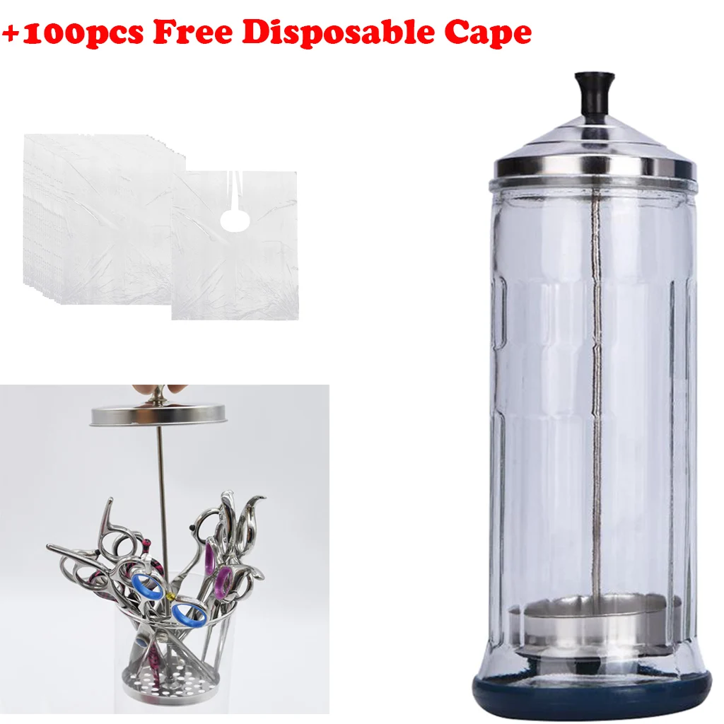 

Jar Sanitizer Jar Unbreakable Nipper Nail Tools Disinfect Canister