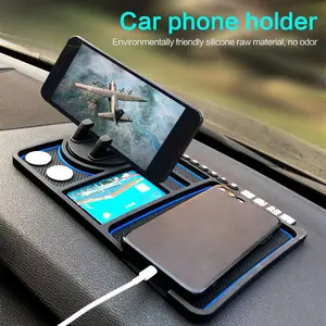 car anti slip mat pad auto dash silicone phone holder non slip sticky anti slide dashboard gps mount bracket parking number card free global shipping