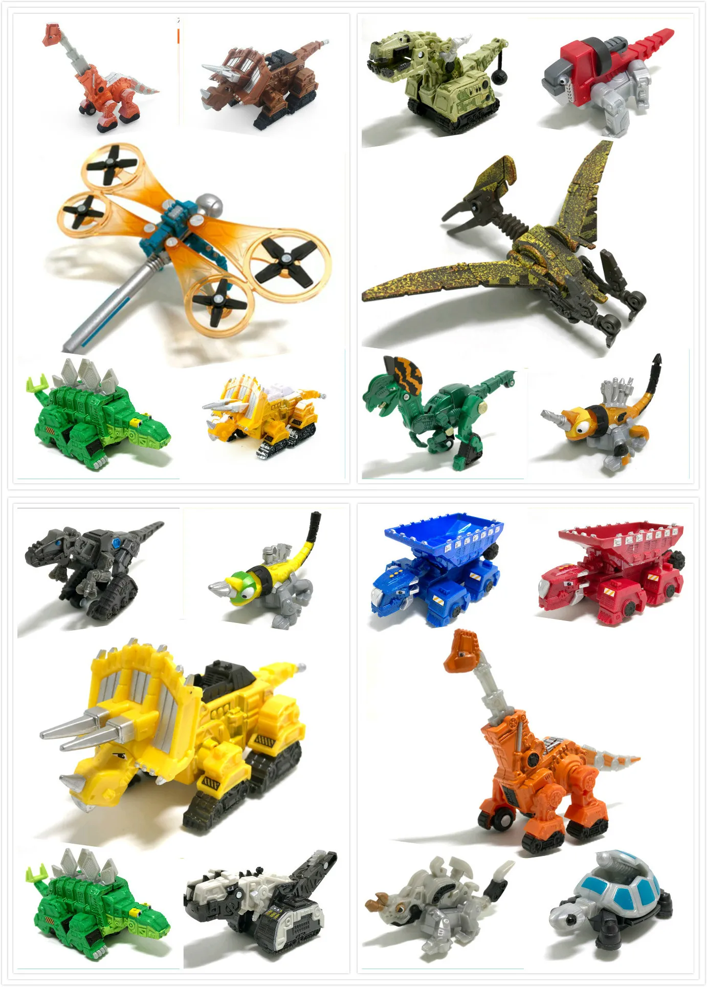 Scene toys Dinotrux truck toy car new Collection models of dinosaur toys dinosaur models children present Mini toys of children