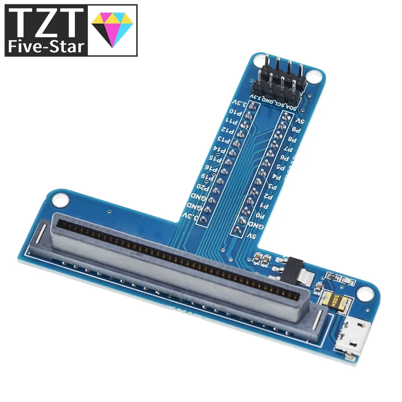 Для платы Micro:bit Extension Board T Type GPIO с выходом 5 В и 3 для программирования стержня |
