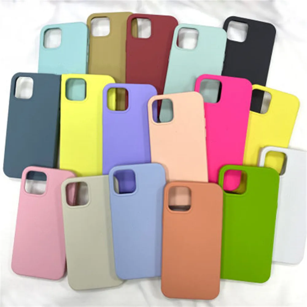 

Original Official Silicone Cases For iPhone 11 12 Pro X XR XS SE 2020 Case For iPhone 13 Pro Max 7 6 8 Plus Full Cover With Box