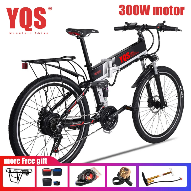 350W40KM YQS Электрический велосипед 350 Вт/500 Вт 110 км 21 скоростной аккумулятор ebike Электрический 2" от шоссейный электровелосипед bicicleta - Цвет: 350W40KM