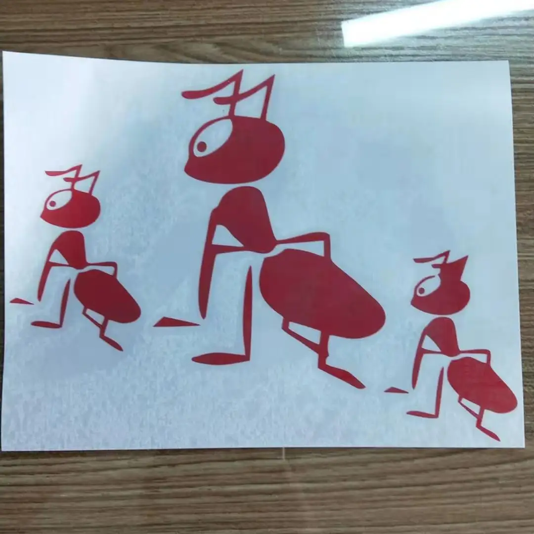 Наклейки на Верхнее колесо автомобиля с изображением муравьев животных