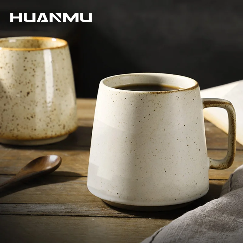 Японская кружка в стиле ретро кофейная чашка домашняя керамическая креативная