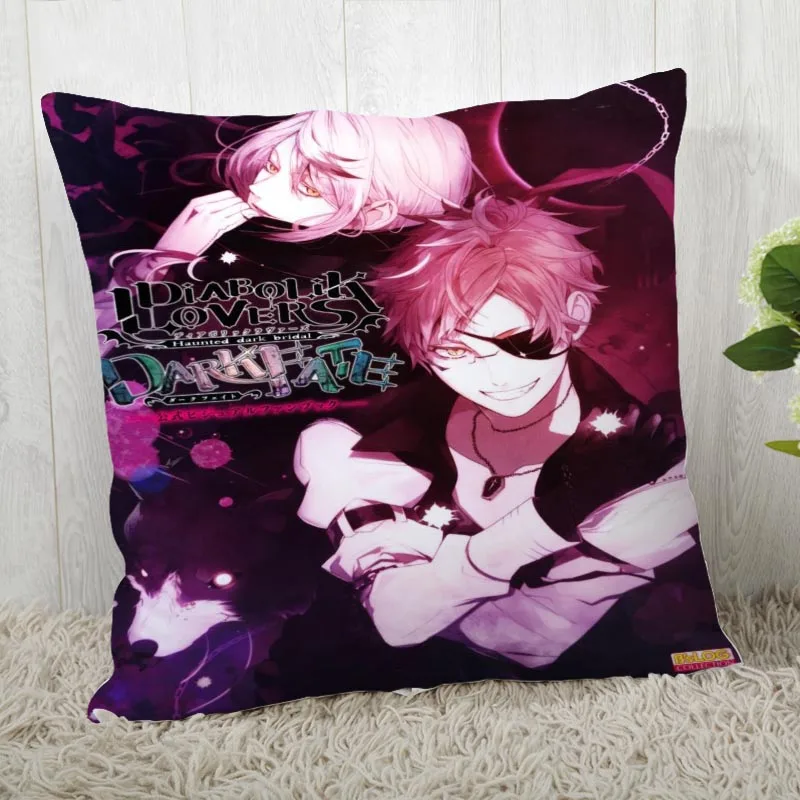 45*45 наволочка Diabolik Lovers печать для Свадебная Подушка Обложка счастливые праздничные наволочки для подушки - Цвет: 1