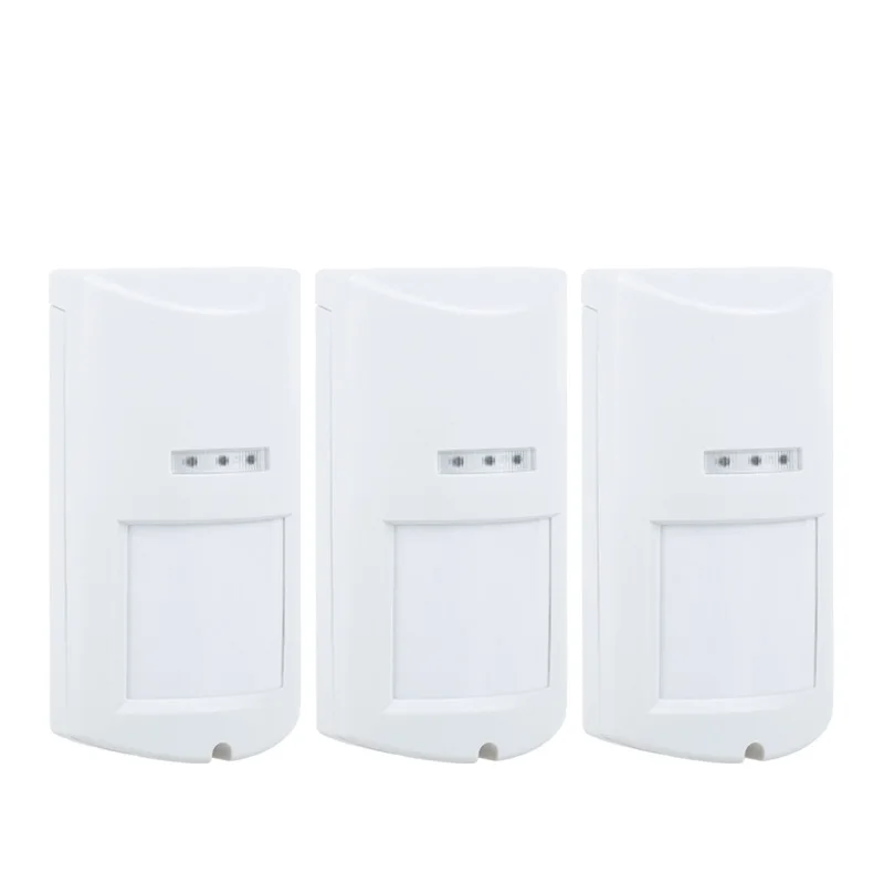 3 шт. 433 МГц/PT2262 Wireles Dual tech PIR + MW датчик движения IP65 водонепроницаемый детектор Pet