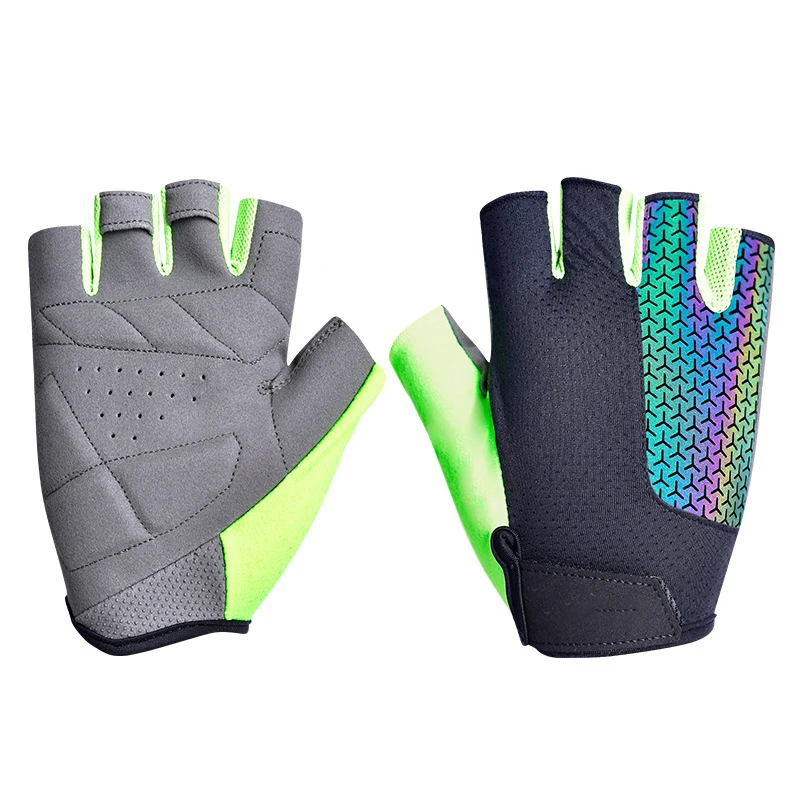 

2022 New Colorful Riding Gloves Outdoor Shock-Absorbing Palm Pad Bicycle Half-Finger Тактические Перчатки Equipos De Ciclismo