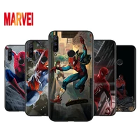 cool hero spiderman art soft tpu for huawei honor v30 30 x10 30i 10x 30s 20s view 20 v20 pro plus lite ru black phone case