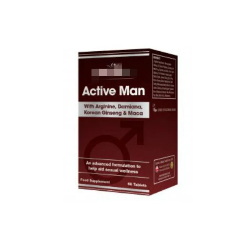 Natures Aid Active Man 1box=60p Arginine Improve ability, male Charm