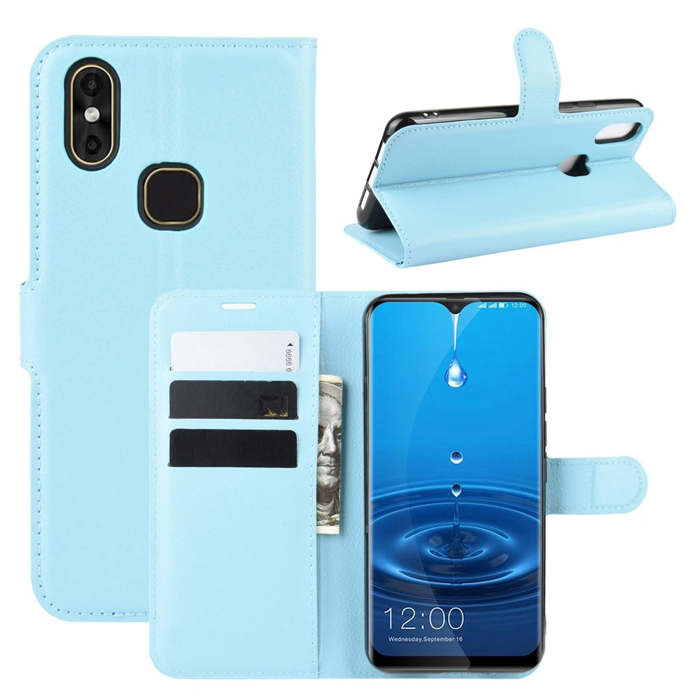 Blue Color Case Откидной Чехол-кобура для LEAGOO M13, кожаный чехол-кошелек с подставкой и отделениями для карт, чехол для телефона Leagoo M13, Fundas Coque - Цвет: Blue Color Case