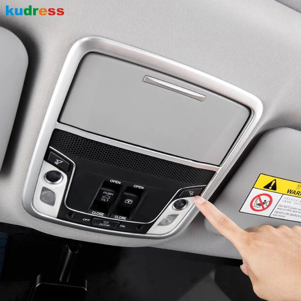 Для Хонда сrv CR-V 2017 2018 2019 Chrome спереди и сзади крыши чтение карт светильник Панель