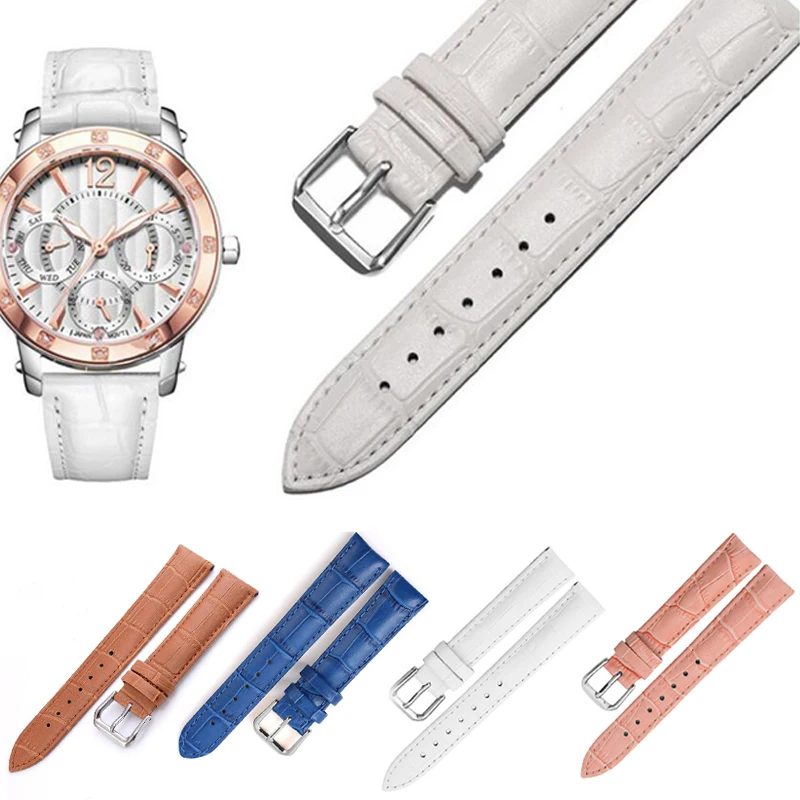 

Genuine Leather Watch Bands Replacement Solid Color Watch Straps Watchbands Width Men Women Watch Bands Accessories 12mm-22mm