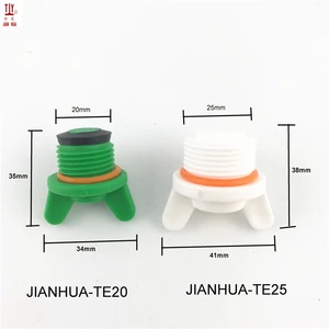 Бесплатная доставка, 10 шт., 34 дюйма, 25 мм, фитинги для труб из полипропилена, штекер 20 мм для термоплавкого водонагревателя, бытовые фитинги для труб