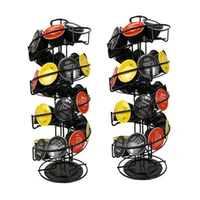 18 24 30 capsules black stainless color coffee pod holder dispensing tower stand fits dolce gusto capsule storage shelf holder